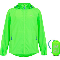 Mac In A Sac Neon Packable Waterproof Unisex Jacket Extra Large Green NXL