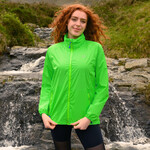 Mac In A Sac Neon Packable Waterproof Unisex Jacket Small Green NS - 1