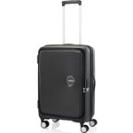 American Tourister Curio Book Opening Medium 68cm Hardside Suitcase Black 48233