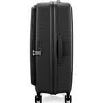 American Tourister Curio Book Opening Hardside Suitcase Set of 3 Black 48232, 48233, 48234 with FREE Digital Luggage Scale 12775 - 3