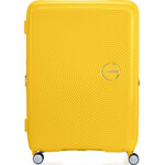 American Tourister Curio 2 Hardside Suitcase Set of 3 Golden Yellow 45138, 45139, 45140 with FREE Digital Luggage Scale 12775 - 1