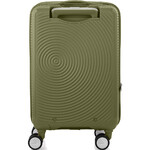 American Tourister Curio Book Opening Small/Cabin 55cm Hardside Suitcase Khaki 48232 - 2