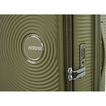 American Tourister Curio Book Opening Medium 68cm Hardside Suitcase Khaki 48233 - 8