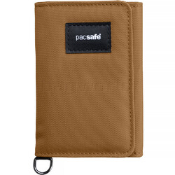 Pacsafe RFIDsafe RFID Blocking Trifold Wallet Tan 11005