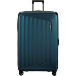 Samsonite Nuon Extra Large 81cm Hardcase Suitcase Matt Petrol Blue 34403 - 1
