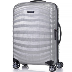 Samsonite Lite-Shock Sport Small/Cabin 55cm Hardside Suitcase Silver 49855