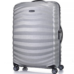 Samsonite Lite-Shock Sport Large 75cm Hardside Suitcase Silver 49857