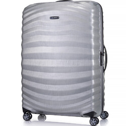 Samsonite Lite-Shock Sport Extra Large 81cm Hardside Suitcase Silver 49858