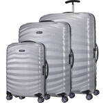 Samsonite Lite-Shock Sport Hardside Suitcase Set of 3 Silver 49855, 49857, 49858 with FREE Digital Luggage Scale 12775