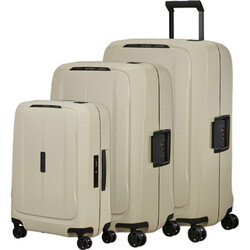 Samsonite Essens Hardside Suitcase Set of 3 Warm Neutral 46909, 46911, 46912 with FREE Memory Foam Pillow 21244