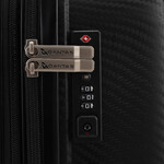 Qantas Noosa Hardside Suitcase Set of 3 Black QF23S, QF23M, QF23L with FREE Memory Foam Pillow 21244 - 6