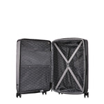 Qantas Rome Medium 66cm Hardside Suitcase Black QF25M - 5