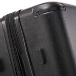 Qantas Rome Hardside Suitcase Set of 3 Black QF25S, QF25M, QF25L with FREE Memory Foam Pillow 21244 - 7