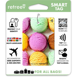 Retreev Smart Bag Tag Icecream SMART