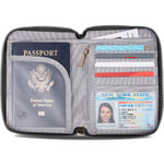 Travelon RFID Blocking Passport Zip Wallet Black 43401 - 2