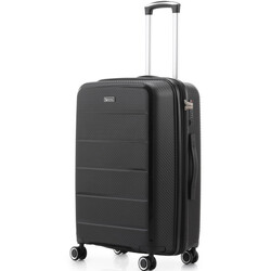 Qantas Noosa Medium 65cm Hardside Suitcase Black QF23M