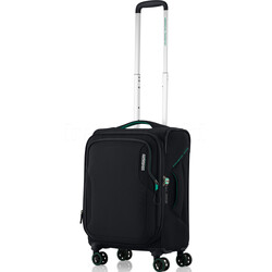 American Tourister Applite 5 Small/Cabin 55cm Softside Suitcase Black 53197