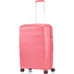 American Tourister Light Max Medium 69cm Hardside Suitcase Pink Blush 48199