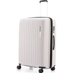 Qantas New York Large 76cm Hardside Suitcase White QF27L