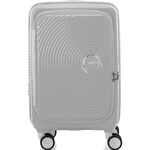 American Tourister Curio Book Opening Small/Cabin 55cm Hardside Suitcase Cool Grey 53568 - 1