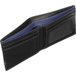 Cellini Men's Alpha RFID Blocking Double Leather Wallet Black MH231 - 3