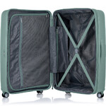 American Tourister Curio 2 Hardside Suitcase Set of 3 Urban Green 45138, 45139, 45140 with FREE Digital Luggage Scale 12775 - 4