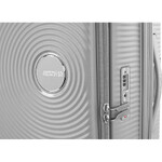 American Tourister Curio Book Opening Hardside Suitcase Set of 3 Cool Grey 53568, 53569, 53570 with FREE Digital Luggage Scale 12775 - 7