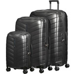 Samsonite Attrix Hardside Suitcase Set of 3 Anthracite 46116, 46119, 46120 with FREE Digital Luggage Scale 12775