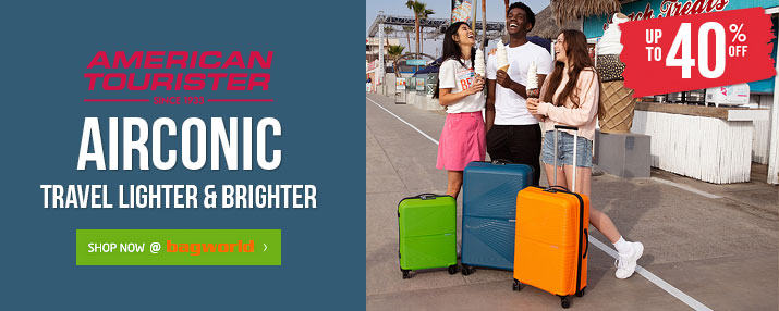 American Tourister Airconic Luggage @ Bagworld
