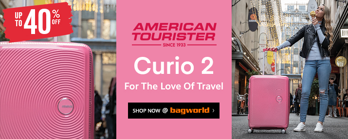 American Tourister Curio 2 Luggage @ Bagworld