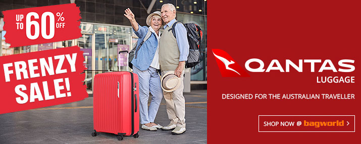 FRENZY SALE @ Bagworld - Bags & Luggage Up To 60% Off!