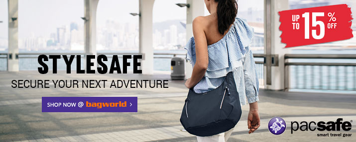Pacsafe Stylesafe Anti-Theft Bags @ Bagworld