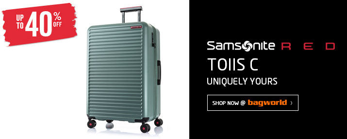 Samsonite Red Toiis C Luggage @ Bagworld